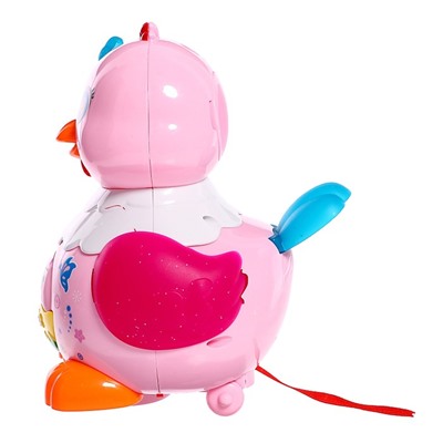 Развивающая игрушка «Курочка», световые и звуковые эффекты, несёт яица, МИКС