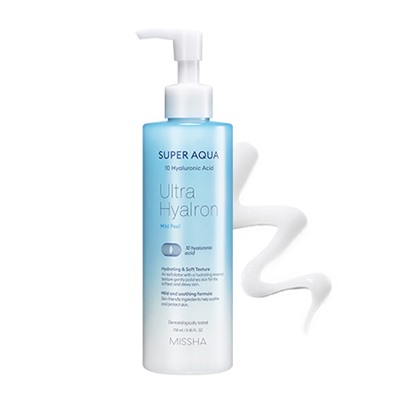 Missha Super Aqua Ultra Hyalon Мягкий пилинг