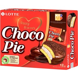Пирожное Lotte "Choco Pie", в глазури, 336 г