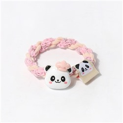 Резинка для волос GIRLY "Panda cook", pink