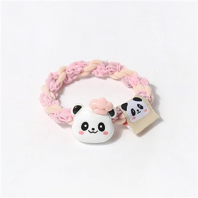 Резинка для волос GIRLY "Panda cook", pink