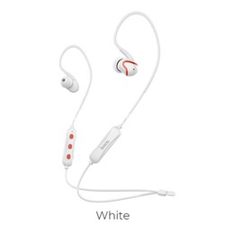 Наушники MP3/MP4 HOCO (ES19) Bluetooth вакуумные белые