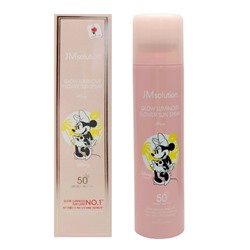 Увлажняющий солнцезащитный спрей с экстрактом розы Glow Luminous Flower Sun Spray Rose Disney Mini, Jm solution 180 мл