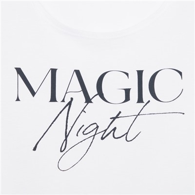 Пижама женская (футболка и брюки) KAFTAN Magic night р. 40-42, белый