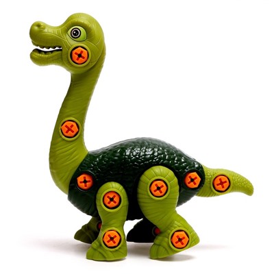 Конструктор винтовой «Бронтозавр», с отвёрткой, 31 элемент
