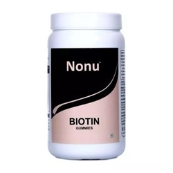 Желейные конфеты с Биотином (60 шт), Biotin Gummies for Hair Regrowth, произв. Nonu