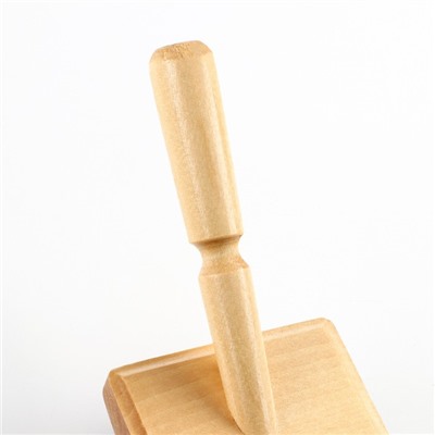 Щётка - пуходёрка деревянная "Премиум", основание 80 х 60 мм