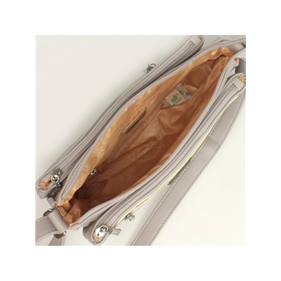 Сумка женская искусственная кожа GT-62302-L-602,  3отд,  плечевой ремень,  бежевый SALE 234690