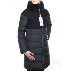 9056 Пальто зимнее женское (холлофайбер,натуральный мех бобра) размер S - 42 российский