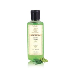 Khadi Neem Herbal Face Wash Gentle Cleanser 210ml / Гель для Нежного Очищения Лица с Нимом 210мл