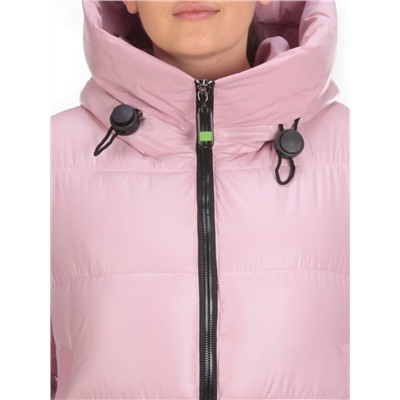 2190 PINK Пальто женское зимнее AKIDSEFRS (200 гр. холлофайбера) размер 50