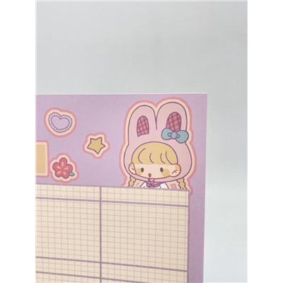 Блок для заметок "Baby Bunny&Kitty", 40 л. 18*25,5 см