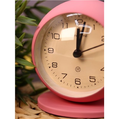 Часы-будильник «Clock UFO», pink (12х10,1 см)