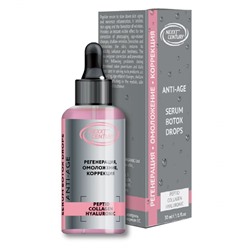 Сыворотка для лица с пептидами, Serum Botox Drops Anti-age, Nexxt Century, 30 мл