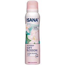 ISANA Deodorant spray Soft Blossom ISANA Дезодорант Спрей Мягкий цветок с ароматом цветка 150 г