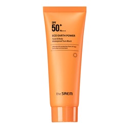 The Saem Eco Earth Power Водостойкий солнцезащитный крем для кожи лица и тела SPF50+ PA+++