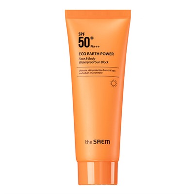 The Saem Eco Earth Power Водостойкий солнцезащитный крем для кожи лица и тела SPF50+ PA+++