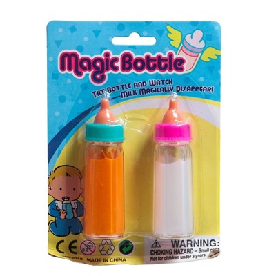 Волшебная бутылочка для кукол, набор 2 шт., МИКС, уценка (высохла жидкость, замят блистер)