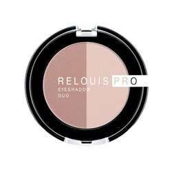 Тени для век "Relouis Pro Eyeshadow Duo" тон: 101 (10689929)