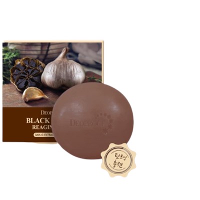 Мыло с экстрактом черного чеснока Soap Black Garlic, DEOPROCE  100 г