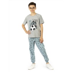 Комплект детский (футболка/брюки)  BKT 444-002 (Серый меланж)