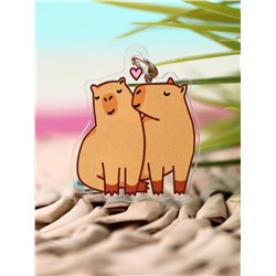 Брелок «Capybara love»