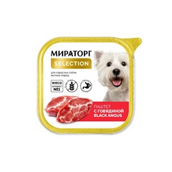 Корм конс.Extra Meat д/взрос.собак мелк.пород паштет с говядина 0,1кг.1/16к.1010028590