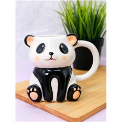 Кружка керамическая «Modest panda», white