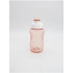 Бутылка "Fitness" с трубочкой, pink (350 ml)