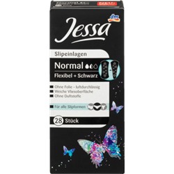 Jessa Прокладки ежедневные Normal Schwarz + Flexibel, 28 шт