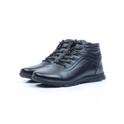 TYM765A BLACK Ботинки зимние мужские (искусственная кожа, искусственный мех) размер 40