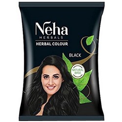 Neha Herbals Herbal Colour Black 20g / Травяной Цвет Краска для Волос (Черный) 20г