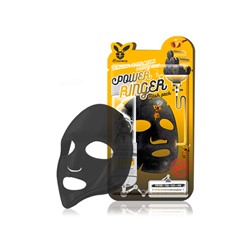 Маска на тканевой основе  black chacoal honey deep power ringer mask pack, Elizavecca, 23 мл