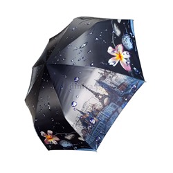 Зонт женский DINIYA арт.163 автомат 23"(58см)Х8К город/цветы