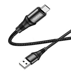 USB кабель micro USB 1.0м HOCO X50 (черный) 2.4A