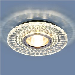 Точечный светодиодный светильник 2197 MR16 CL/SL прозрачный/серебро