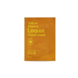 APIEU Yellow Market Loquat Тканевая маска с минеральной водой (1шт)