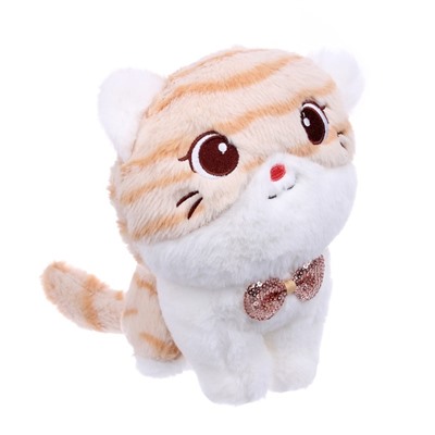 Мягкая игрушка «Полосатая кошка», цвета МИКС