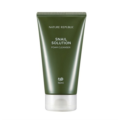 NATURE REPUBLIC Snail Solution Пенка для умывания с экстрактом муцина улитки