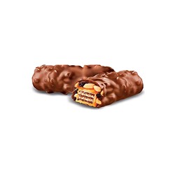 Вафли с изюмом и арахисом, в молочном шоколаде (коробка 2 кг)