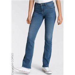 Mid Rise Easy Bootcut Jeans