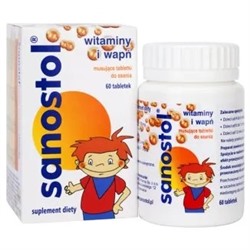 Sanostol для детей от 4 лет и взрослых, 60 шипучих таблеток