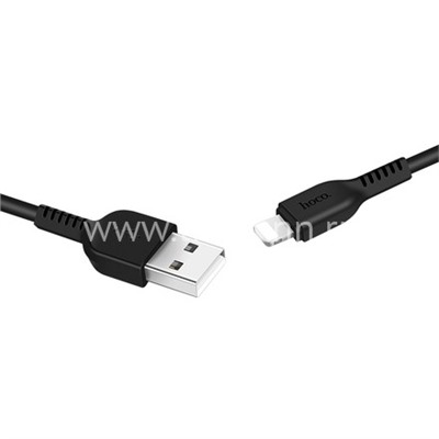USB кабель для iPhone 5/6/6Plus/7/7Plus 8 pin 1.0м HOCO X13 (черный)