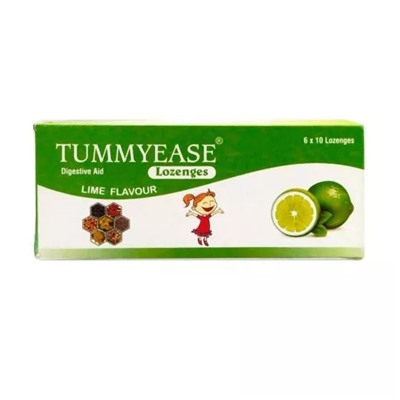 Леденцы со вкусом Лайма (60 шт), Tummyease Lozenges Lime Flavour, произв. Cadila Pharmaceuticals