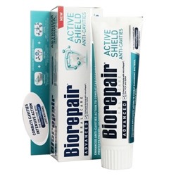 Зубная паста Biorepair Active Shield. Проактивная защита, 75 мл