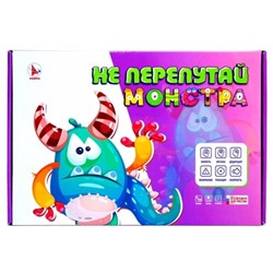 Игра настольная "Не перепутай монстра", с карточками