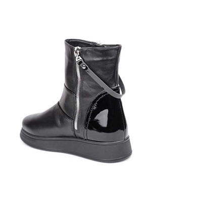 Женские кожаные ботинки V.Arimany V1048 Черный+Лак: Под заказ