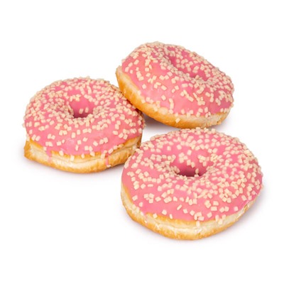 Пончики  "Donut"  розовый 55г ( 12шт в упаковке)