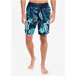 Leaf Print Swim Shorts