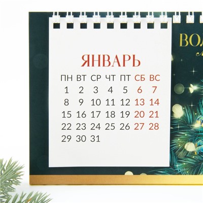 Календарь с отрывными листами  «Волшебных моментов», 16,9 х 14 см